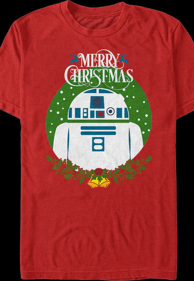 R2-D2 Merry Christmas Star Wars T-Shirt