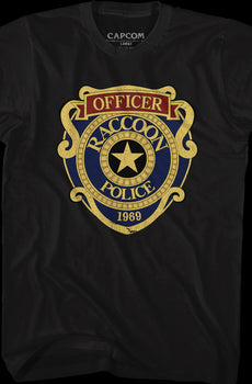 Raccoon City Police Badge Resident Evil T-Shirt
