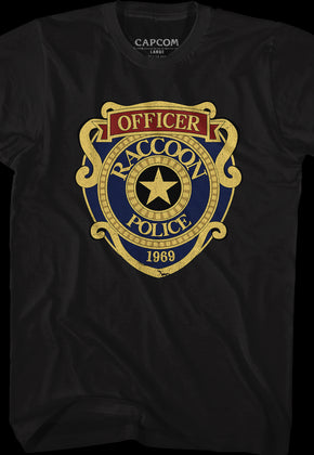 Raccoon City Police Badge Resident Evil T-Shirt