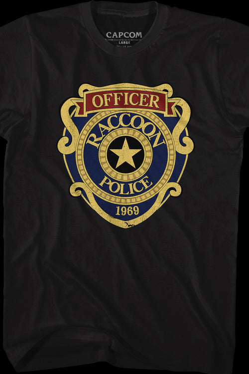 Raccoon City Police Badge Resident Evil T-Shirtmain product image