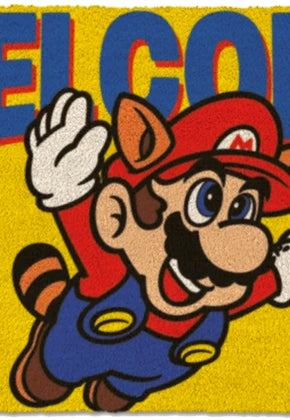 Raccoon Super Mario Bros. Welcome Mat