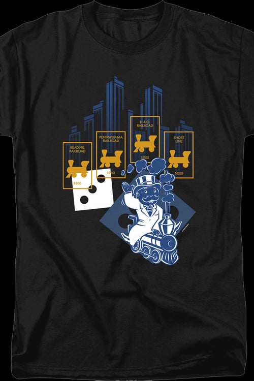 Railroads Monopoly T-Shirtmain product image