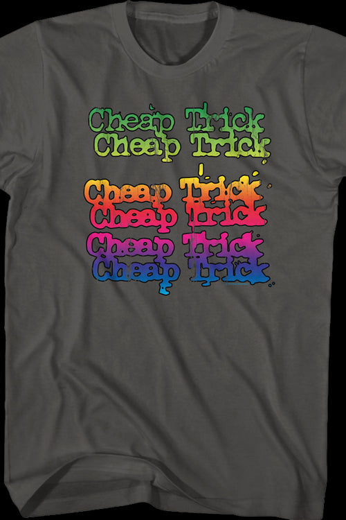 Rainbow Logo Cheap Trick T-Shirtmain product image