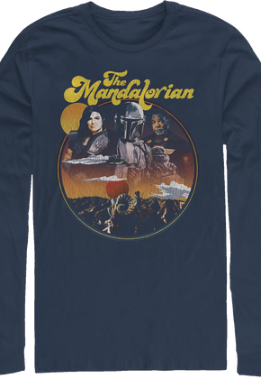 Razor Crest Crew The Mandalorian Star Wars Long Sleeve Shirt
