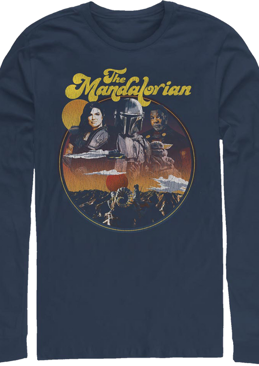 Razor Crest Crew The Mandalorian Star Wars Long Sleeve Shirt - main product image