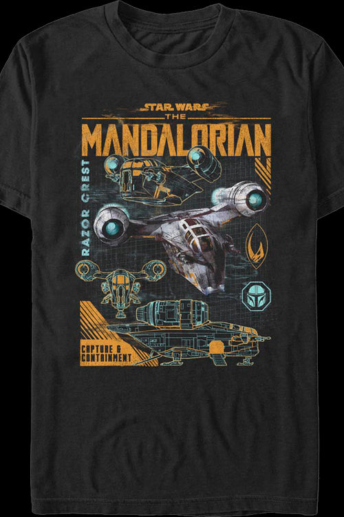 Razor Crest The Mandalorian Star Wars T-Shirtmain product image
