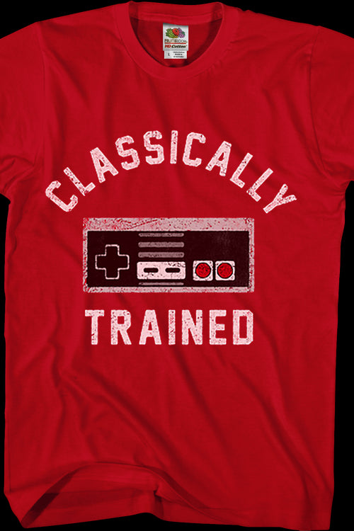 Red Classically Trained NES Controller Shirtmain product image