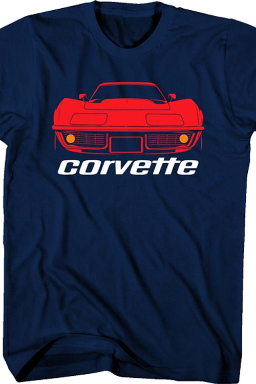 Red Corvette Chevrolet T-Shirtmain product image