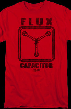 Red Flux Capacitor Back To The Future T-Shirt