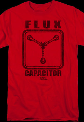 Red Flux Capacitor Back To The Future T-Shirt