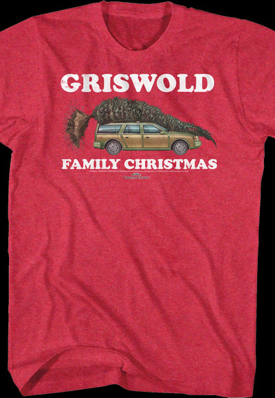 Red Griswold Family Christmas Vacation T-Shirt