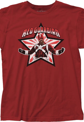 Red Guardian Black Widow Marvel Comics T-Shirt