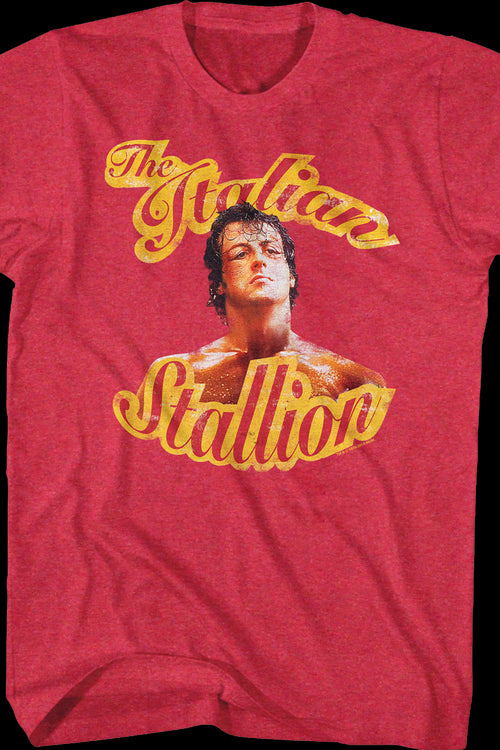 Red Italian Stallion Rocky T-Shirtmain product image