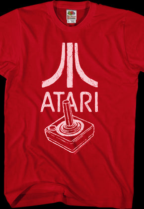 Red Joystick Atari Shirt