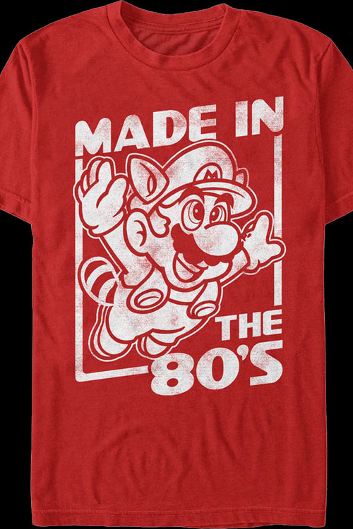 Red Made In The 80's Super Mario Bros. 3 T-Shirtmain product image
