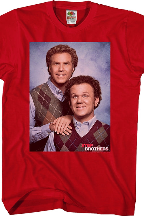 Red Portrait Step Brothers T-Shirtmain product image