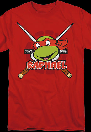 Red Raphael Since 1984 Teenage Mutant Ninja Turtles T-Shirt