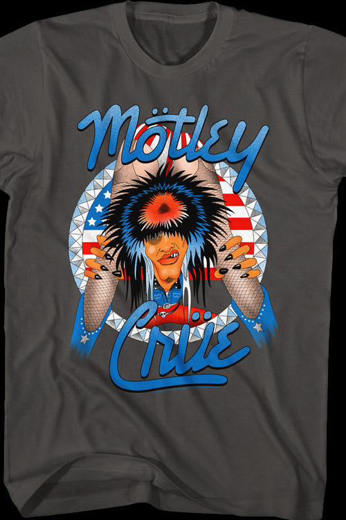 Red White and Crue Allister Fiend Motley Crue T-Shirtmain product image