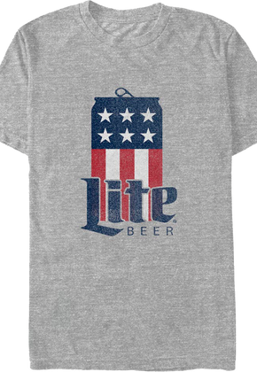 Red White Blue Can Miller Lite T-Shirt