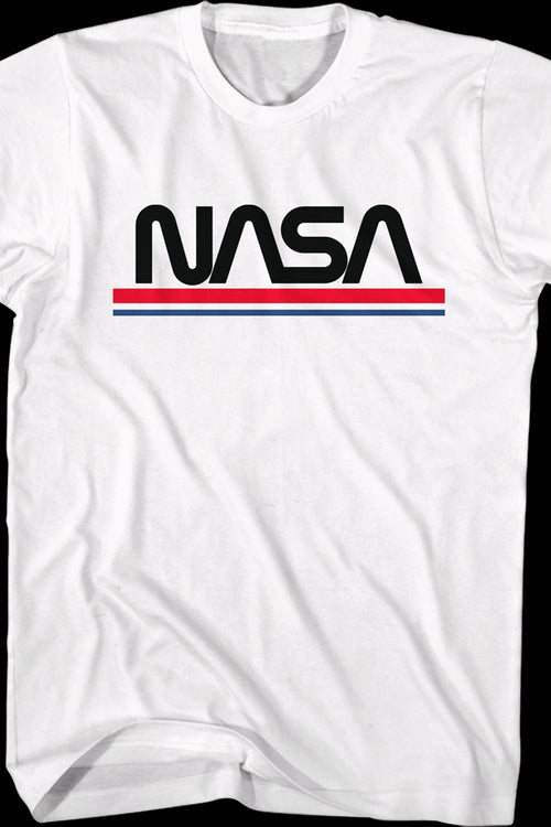 Red White Blue Logo NASA T-Shirtmain product image