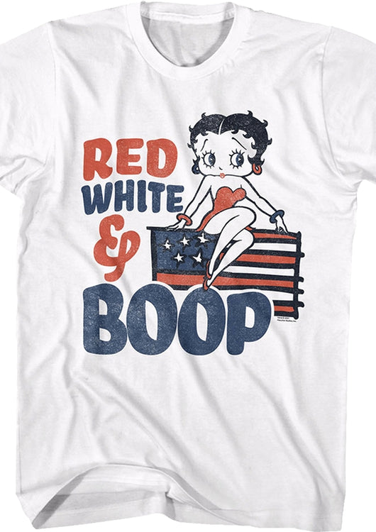 Red White & Boop Betty Boop T-Shirt - main product image