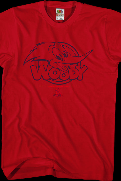 Red Woody Woodpecker T-Shirtmain product image