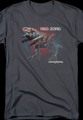 Red Zord Mighty Morphin Power Rangers T-Shirt