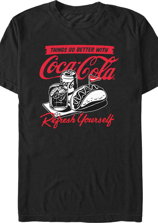 Refresh Yourself Coca-Cola T-Shirt - main product image