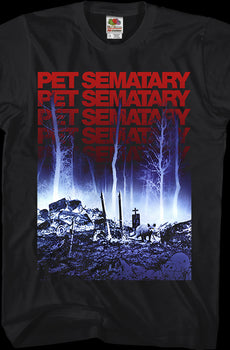Repeating Logo Pet Sematary T-Shirt