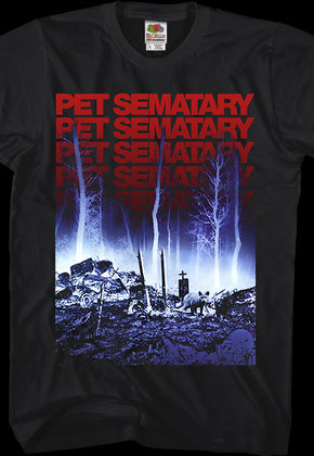 Repeating Logo Pet Sematary T-Shirt