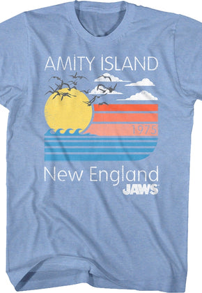 Retro Amity Island Jaws T-Shirt