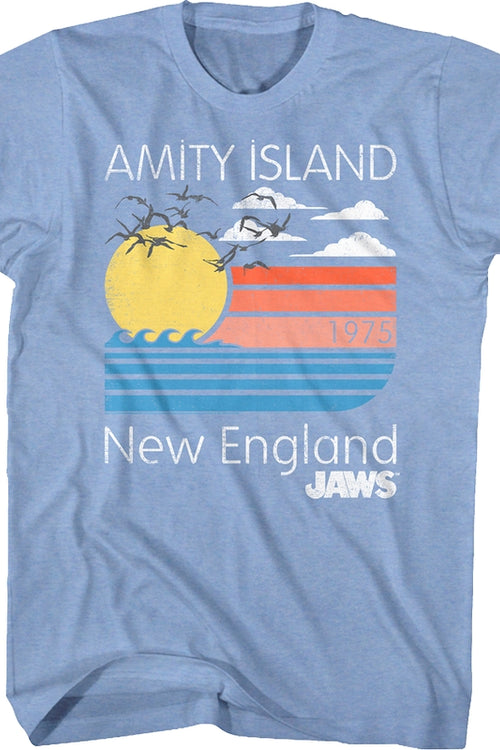 Retro Amity Island Jaws T-Shirtmain product image