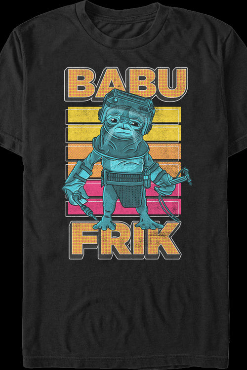Retro Babu Frik Rise Of Skywalker Star Wars T-Shirtmain product image