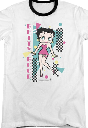 Retro Betty Boop Ringer Shirt