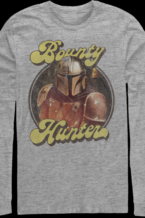 Retro Mandalorian Bounty Hunter Star Wars Long Sleeve Shirtmain product image