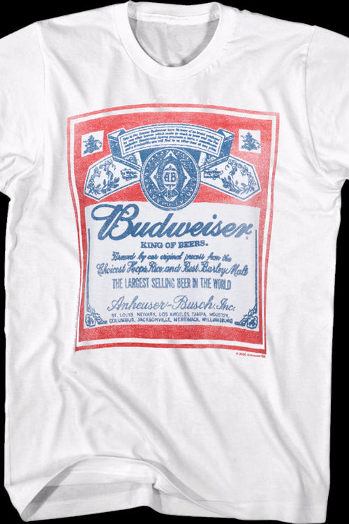 Retro Budweiser T-Shirtmain product image