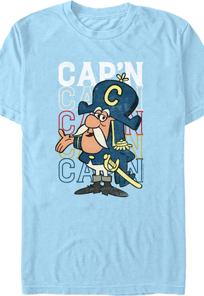 Light Blue Retro Cap'n Crunch T-Shirt