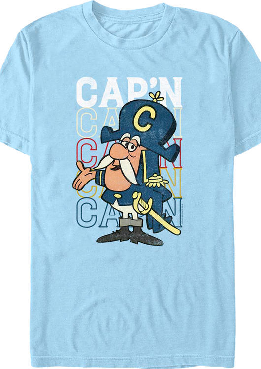 Light Blue Retro Cap'n Crunch T-Shirt - main product image