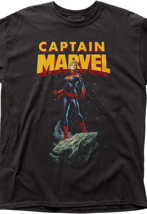 Retro Captain Marvel T-Shirt