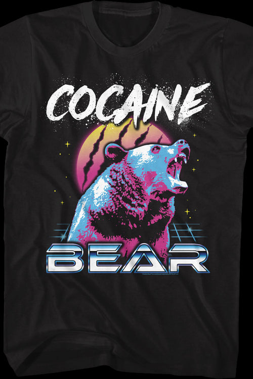 Retro Cocaine Bear T-Shirtmain product image
