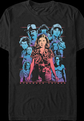 Retro Collage Stranger Things T-Shirt