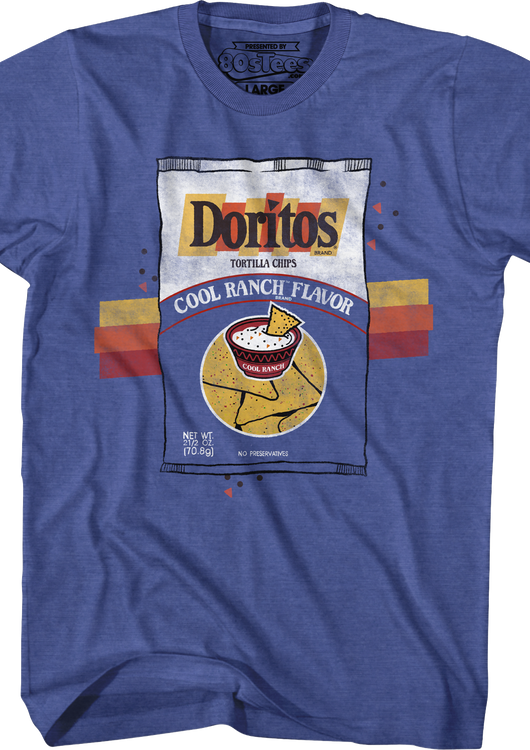 Retro Cool Ranch Flavor Doritos T-Shirt - main product image