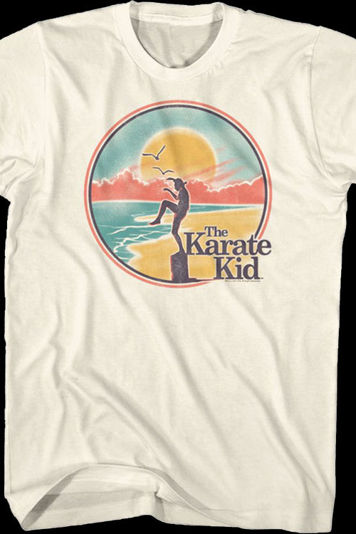 Retro Crane Kick Karate Kid T-Shirtmain product image