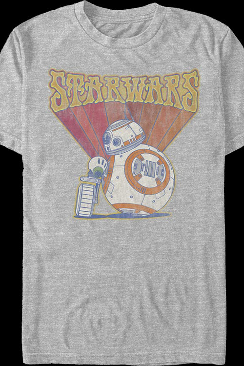 Retro D-O And BB-8 Star Wars T-Shirtmain product image