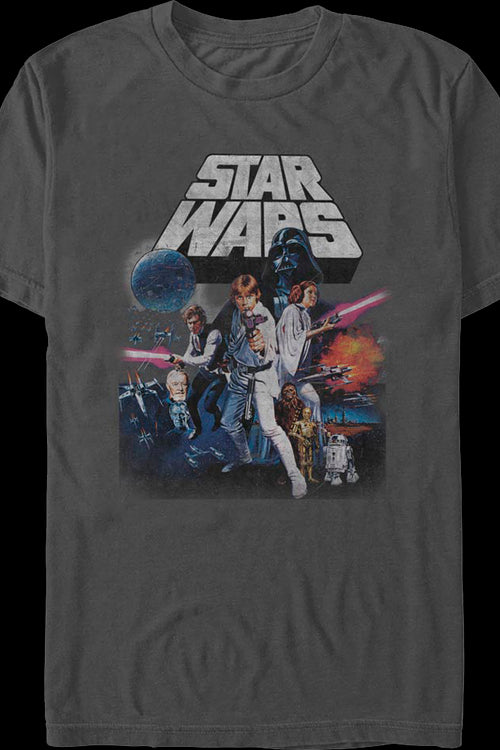 Retro Episode IV Poster Star Wars T-Shirtmain product image