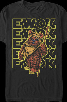 Retro Ewok Star Wars T-Shirt