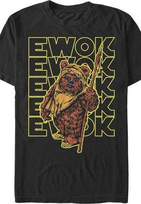 Retro Ewok Star Wars T-Shirt