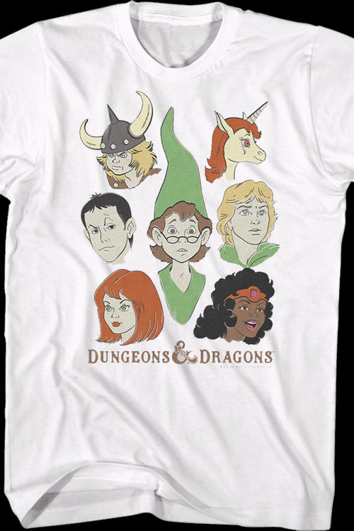 Retro Expressions Dungeons & Dragons T-Shirtmain product image