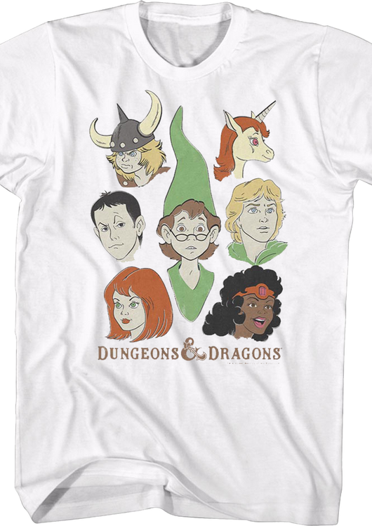 Retro Expressions Dungeons & Dragons T-Shirt - main product image
