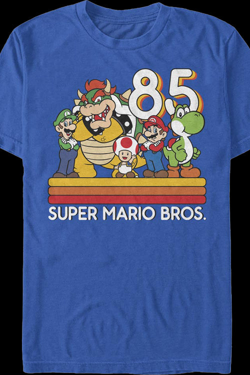 Retro Group Photo Super Mario Bros. T-Shirtmain product image